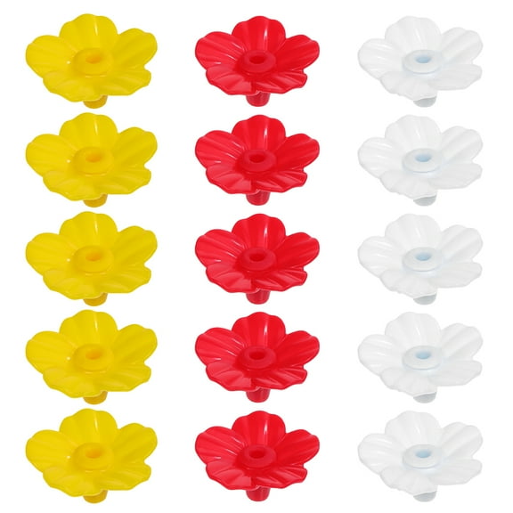 unbranded 15pcs Hummingbird Feeding Tool Decorative Flowers Bird Feeder Flowers Replacements Hummingbird Feeder Flower Replacements Hummingbird Feeder Accessories