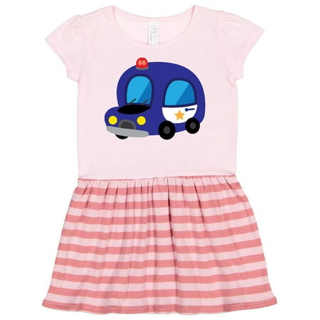 

Inktastic Policeman Cute Police Car Gift Toddler Girl Dress