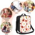 thumbnail image 5 of Picia Daisy and Ladybug Lunch box Lunch bag for men women Large capacity Lunchbox Reusable Lunch bags Insulated Lunch bag Lunch box cooler, 5 of 9