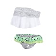 thumbnail image 3 of BONIXOOM Tankini Swimsuits For Women Tankini Elastic Printed Two-Piece Sets High Cut Summer Swimwears on Clearance Green Size 8, 3 of 9