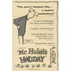 Mr Hulots Holiday Movie Poster (11 x 17)