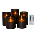thumbnail image 4 of Shoreew Flameless LED Candles Battery Operated Flickering Fake Electric Pillar Candles with Remote Control for Weddings Holiday Home Decor, 4 of 7