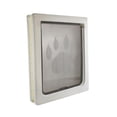 thumbnail image 4 of para perros, 12 "x 15", puerta con solapa para perros, marco duradero para puerta de vidrio y ventana, color, 4 of 8