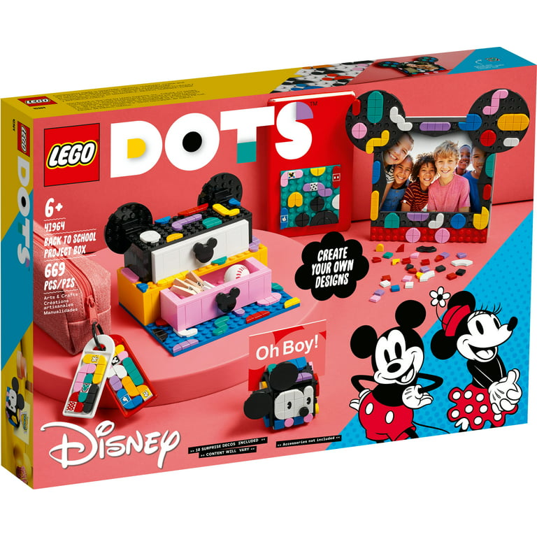 Lego Dots Mickey Mouse & Minnie Mouse Back-to-school Project Box 41964