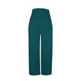 thumbnail image 5 of BLVB Wide Leg Pants for Women Palazzo Pants for Women Casual Lounge Work Business Trousers High Waisted Flowy Pants, 5 of 7