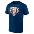 thumbnail image 2 of Men's  Navy Chicago Bears Chrome Dimension T-Shirt, 2 of 3
