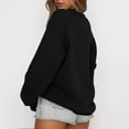 thumbnail image 5 of Resicozy Womens Sweatshirts Oversized Crewneck Y2K Hoodies Fall Fashion 2025 Solid Color Clothes Cute Winter Pullover Sweater Black XL, 5 of 6