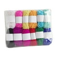 thumbnail image 2 of 12-Color Acrylic Crochet Yarn for DIY Slippers & Crafts, 10g per Skein, Soft & Strong, Ideal for Kids & Beginners, 2 of 9