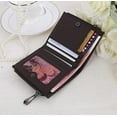 thumbnail image 3 of Ladies Cartoon Cute Zippered Wallet Short Purse Small Coins Purse Card Holder Fox, 3 of 5