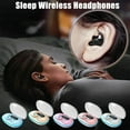 thumbnail image 7 of X55 Waterproof Earphones with HD Call Built-in Mic for Work Office Hidden Stereo Wireless Sleeping Earbuds-Pink, 7 of 7