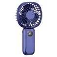 thumbnail image 5 of Hvmvliv Portable Fan Handheld Fan Digital Handheld Fan Usb Charging Outdoor Gifts Home Mini Fan Blue, 5 of 9