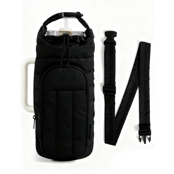 Venoro Men Women Water Bottle Crossbody Bag - Adjustable Strap Gym & Outdoor Accessories