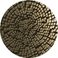thumbnail image 1 of Ahgly Company Machine Washable Indoor Round Transitional Copper Brown Area Rugs, 8' Round, 1 of 7