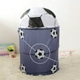 thumbnail image 2 of Bearachild Bolsa para la colada espaciosa, cesta plegable resistente y resistente a la deformación, elegante con tapa, cesta para la colada Almacenamiento y organización del hogar baloncesto, 2 of 6