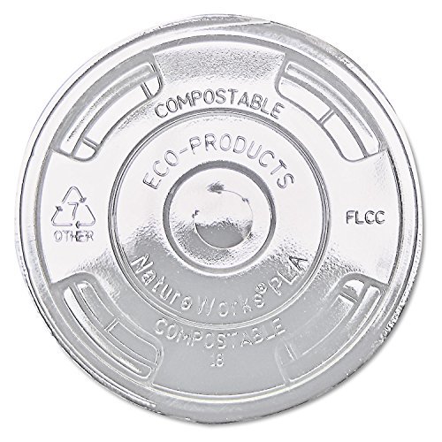 ECOEPFLCC - GreenStripe Renewable amp; Compost Cold Cup Flat Lids