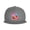 Gray, variant on Snapback Hat Hamburger Fries Cola Flat Brim Adjustable Baseball Cap for Men Women Trucker Hat Navy Blue