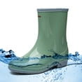 thumbnail image 3 of EHQJNJ Tall Rain Boots for Women Women's Rain Boots Summer Wear-Resistant Shoes Garden Water Shoes Outdoor Shoes Ankle Rain Boots for Women Comfy Womens Rain Boots Ankle Wide Width, 3 of 5