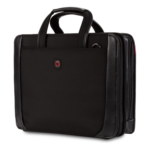 Portafolio Storage Binder Wenger Proxy con cierre para portátil, color negro, 14 pulgadas