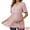 Dusty Pink, variant on DARING DIVA Women's Boho Ruffled V Neck Short Sleeve Maternity Tops S Black