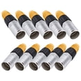 thumbnail image 1 of 10PCS RJ45 Waterproof Panel Connector, Cat5e Ethernet Socket, Metal Ethernet Cable Connector for Industrial Home Network, 1 of 7