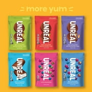 UNREAL Dark Chocolate Crispy Quinoa Gems Candy, 6 Oz