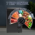 thumbnail image 5 of JIEJIA Compact Freezer 2.4 cu ft Environmental Chest Freezer, Mini Freezer with 7 Gear Adjustable Temperature, Removable Storage Basket, Energy Saving, Black, 5 of 9