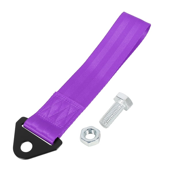 Violeta Universal Vehículo Remolcar Remolque Gancho Parachoque Remolque Cinturón Correa