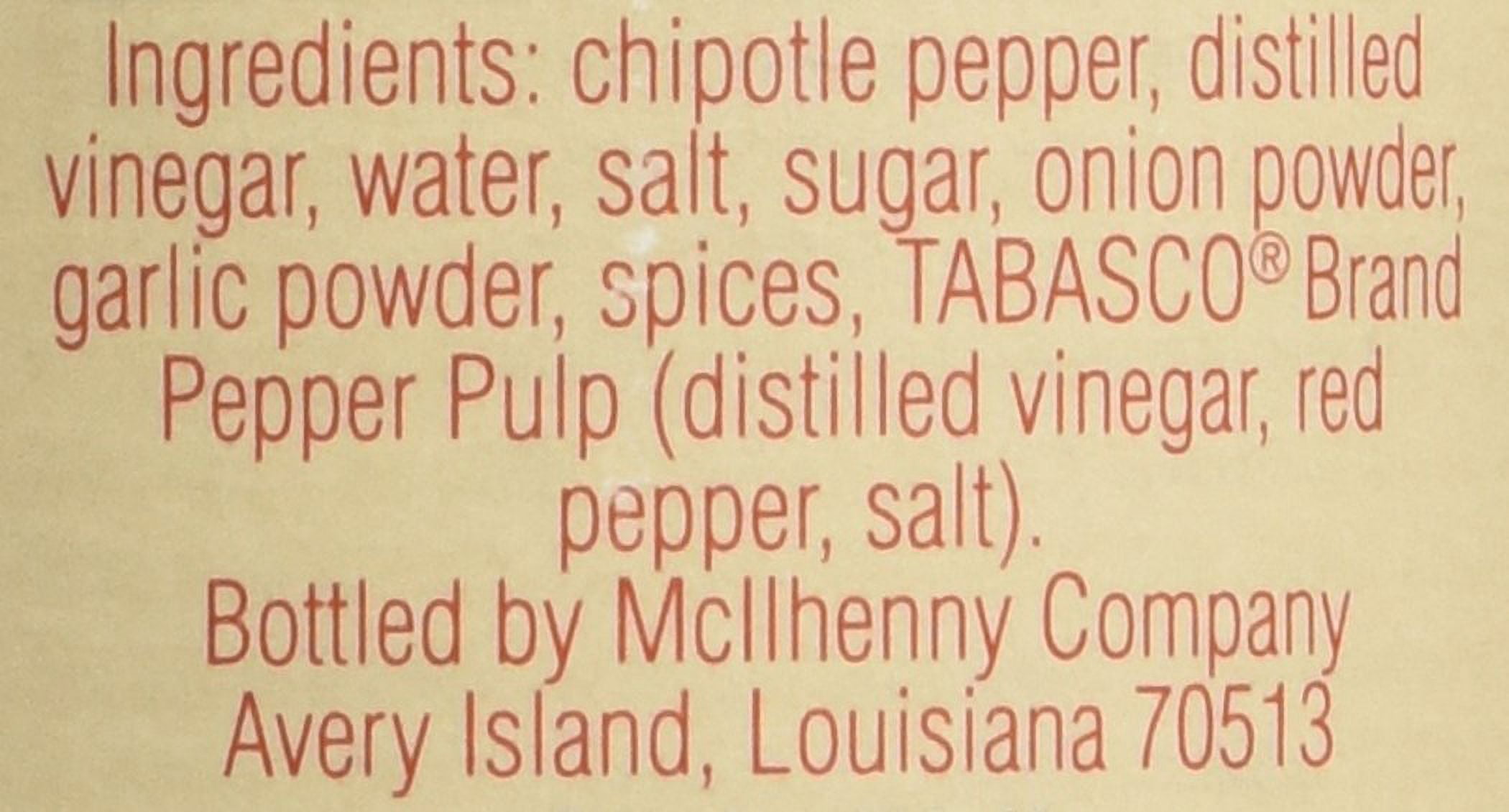 Tabasco Brand, Chipotle Hot Sauce, 5oz Bottle (Pack of 3)