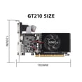 thumbnail image 4 of Tarjeta Gráfica para Juegos GT210 1G Tarjeta Gráfica Perfil DDR3 64 Bits para Juegos PC, 4 of 8