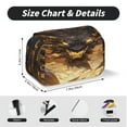 thumbnail image 5 of Kdxio Cool Black Gold Dragon for Double Compartment Pen Case Oxford Organizer with Zipper Pockets for Students Artists, 5 of 7