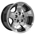 thumbnail image 3 of OE Wheels JP08 15 Inch Rims Fit Wrangler Style 5x114.3 15x8 Gloss Black Machined - Hollander 9024 (Set of 4), 3 of 5