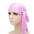 thumbnail image 2 of GreatBaby Classic Breathable Headscarves Men's Woman‘S Clearance Solid Color Headscarf Spring Summer for Daily Wear Choice Adjustable Hair Tie Function(Rose Gold,Free Size), 2 of 3