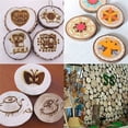 thumbnail image 6 of 30PCS Unfinished Natural Round Wood Slices Circles with Tree Bark Log Discs for DIY Crafts Home Wedding Party Decoration, 6 of 9