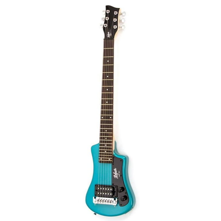 ギター Hofner since 1887 Travel Electric Guitar Hofner Full-Size Shorty Electric Travel Guitar with Case