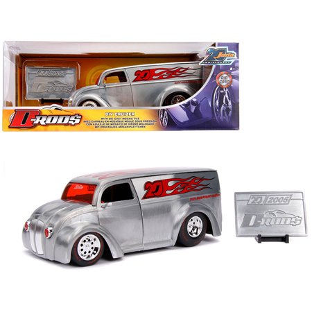 Div Cruizer Van Metal Raw D-Rods" "Jada 20th Anniversary" 1/24 Diecast Model Car by Jada"
