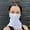 White, variant on Hemless Neck Gaiter for Outdoor Activities