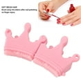 thumbnail image 3 of Silicone Nail Separator Brush Soft Crown Shape Reusable Nail Pen Manicure Pedicure Tool, 3 of 7