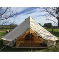 thumbnail image 5 of INTBUYING 8 Persons Camping Tent Hiking Outdoor Waterproof Oxford Canvas Yurt Bell Tent 16FT, 5 of 10