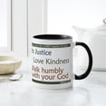 thumbnail image 6 of CafePress - Micah 6:8 Large Mugs - 11 oz Ceramic Mug - Novelty Coffee Tea Cup, 6 of 6