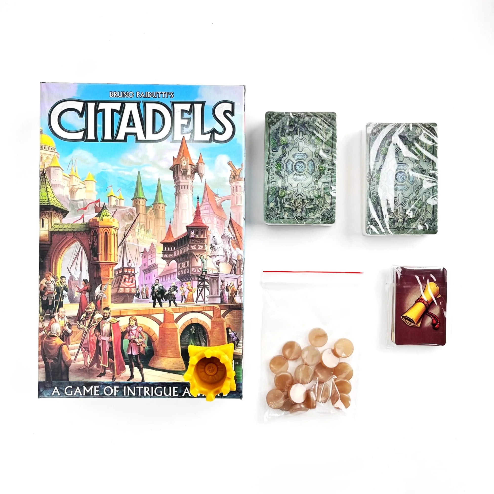 Board Game Citadels Deluxe Edition – Upgraded Quality Classic Strategy Card Game Award-Winning Adult Party Game Fun for Friend