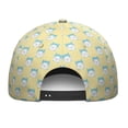 thumbnail image 4 of Artistic Cat Print Snapback Hat - Hand-Drawn Cat Design Lightweight for Beachwear, 4 of 7