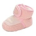 thumbnail image 4 of lnmuld Winter Boots for Girls Warm Soft Sole Booties Comfortable Toddler Home Footwear for Girls and Boys, 4 of 6