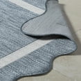 thumbnail image 3 of Hauteloom Varro Living Room, Bedroom Patio Outdoor Area Rug - Traditional - Blue, Cream - 6'7" x 9', 3 of 6