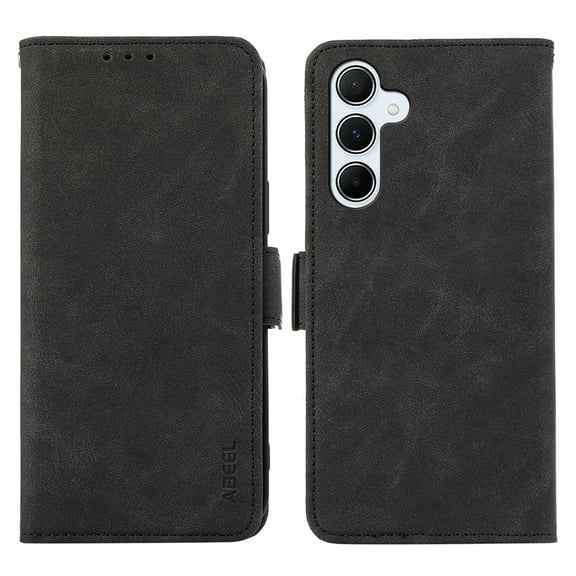 Decase Flip Case with Card Holder for Samsung Galaxy S24,Wallet PU Leather Magnetic Protective Cellphone Case for Samsung Galaxy S24 Folio Book Cover with Stand,Black