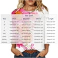 thumbnail image 3 of thefmos Women's Floral Print Pullover Top Casual Round Neck Long Sleeve Blouse Fashion Fall Spring Everyday Outfit, Red 5XL, 3 of 5