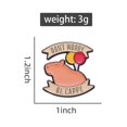thumbnail image 3 of Capybara Balloon Brooches Enamel Pins, 3 of 4