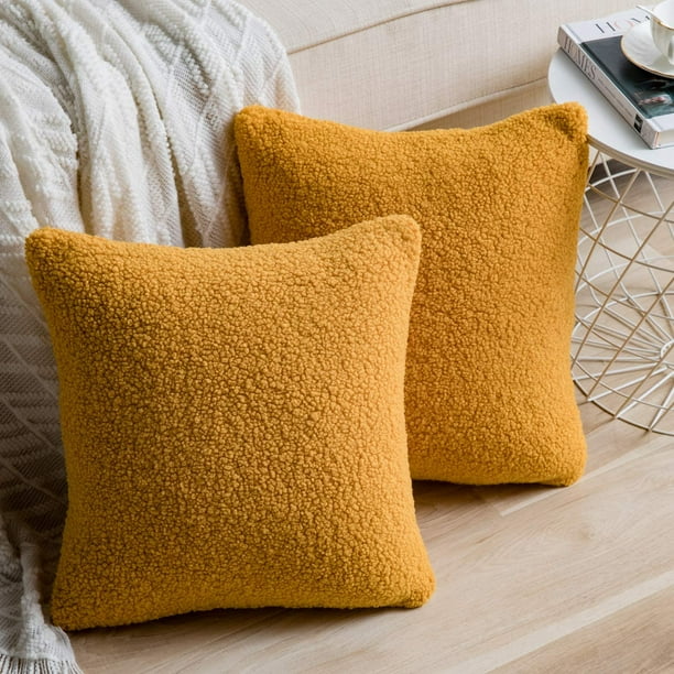 Ochre top pillow cases