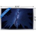 thumbnail image 2 of Milky Way At Night Wall Poster, 14.725" x 22.375" Framed, 2 of 4