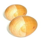 Set of Two Handmade Wood Egg Shakers Jamtown World Instruments