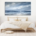 thumbnail image 2 of Ocean Painting Original Oil Painting Seascape Painting Ocean Waves Blue Sea Painting,Unstretched,Frameless,(122*244cm)48*96Inches, 2 of 5